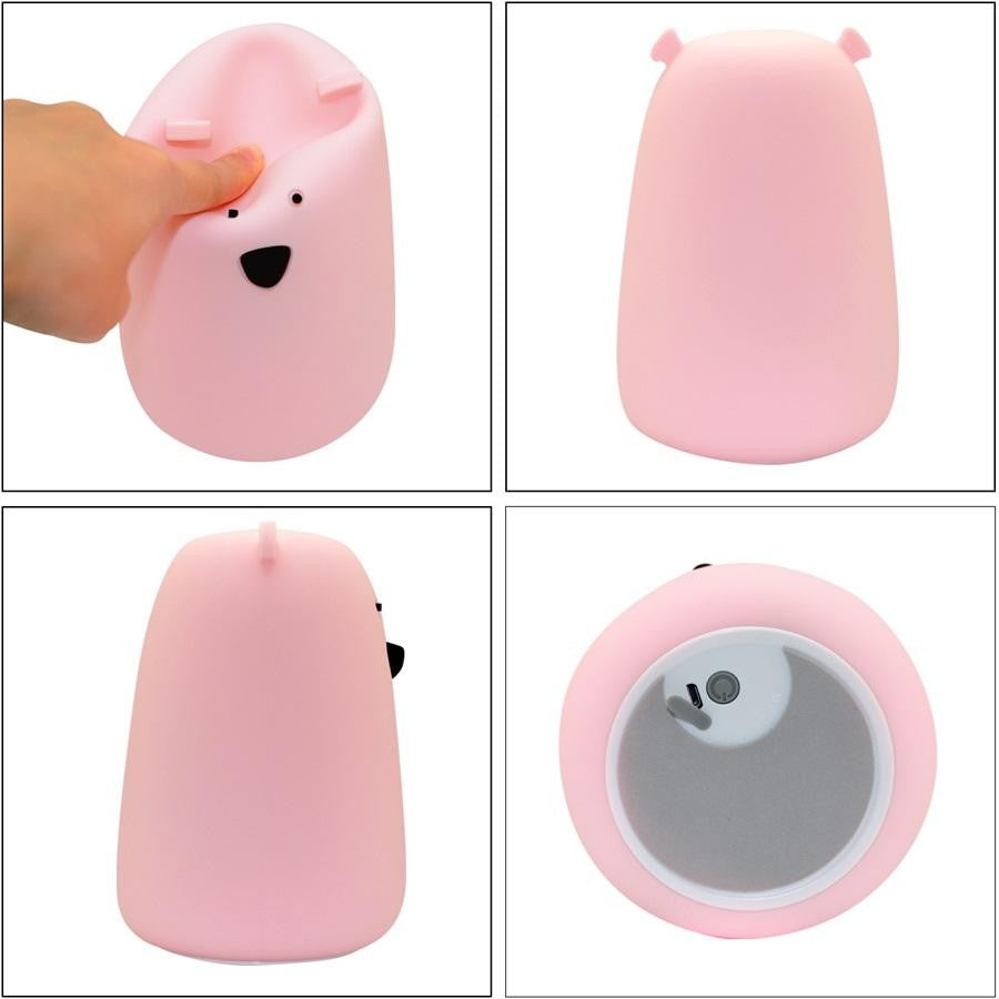 Cute Bear Silicone Night Light