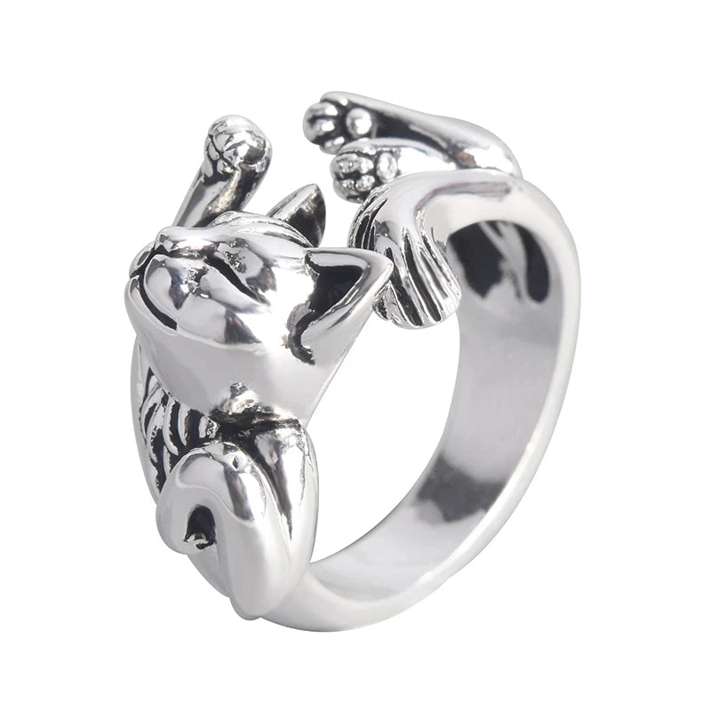 1pcs Titanium Steel Eagle Dragon Claw Halloween Skull Ring - Bilankas.world