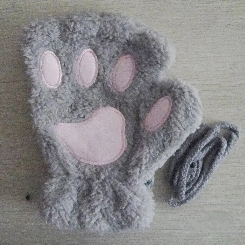 Bear Plush Cat Paw Claw Gloves - Bilankas.world