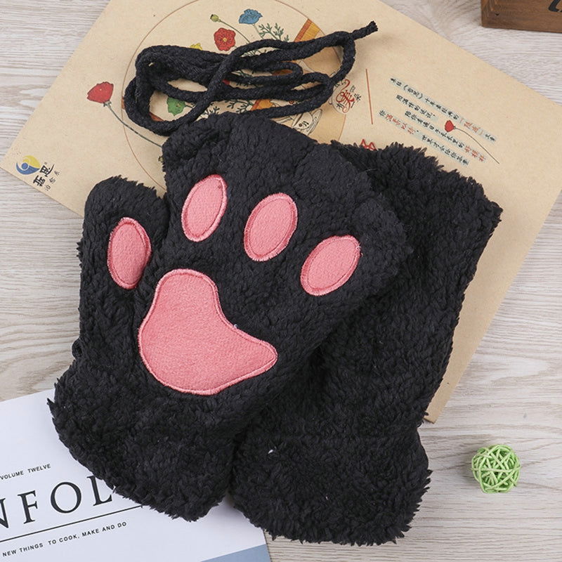 Bear Plush Cat Paw Claw Gloves - Bilankas.world