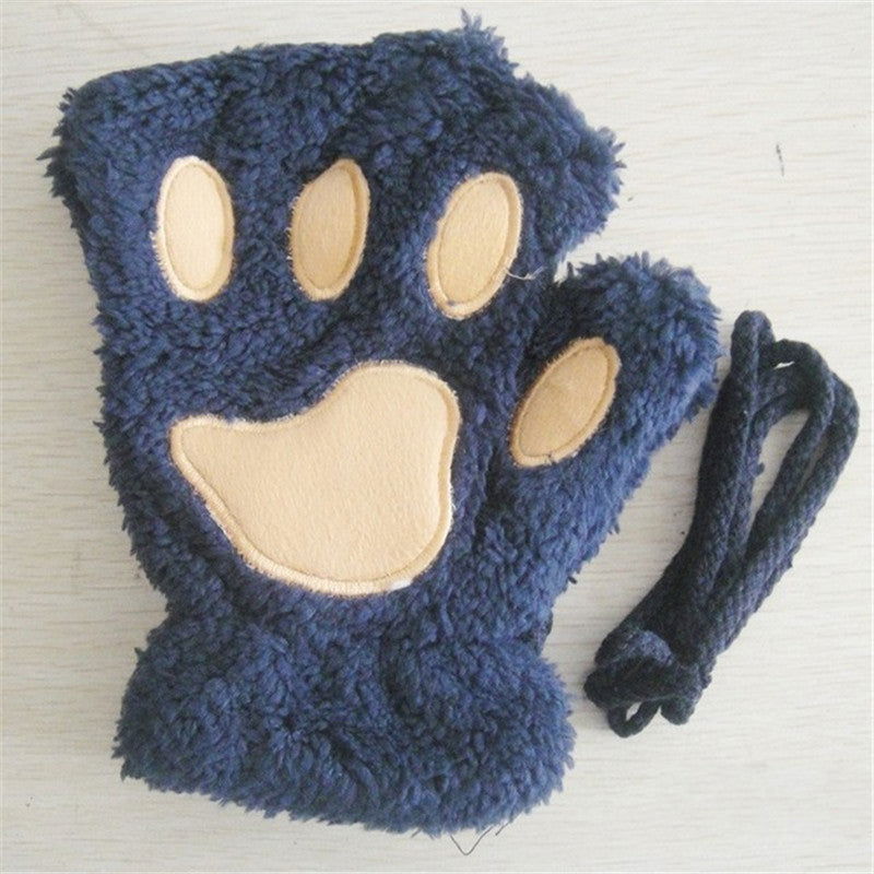 Bear Plush Cat Paw Claw Gloves - Bilankas.world