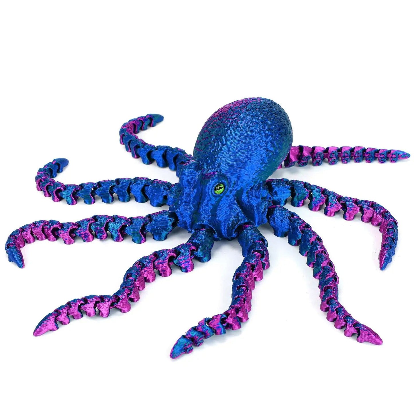 Colorful 3D printed octopus with movable joints - Bilankas.world
