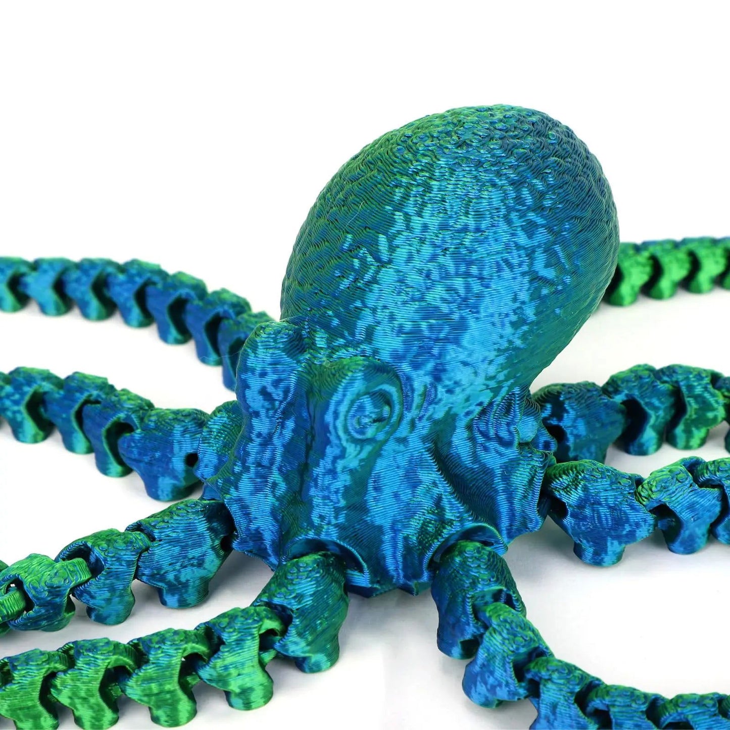 Colorful 3D printed octopus with movable joints - Bilankas.world