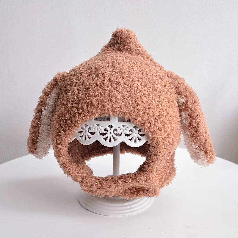 Cute Baby Plush Hat Autumn Winter Rabbit Ears - Bilankas.world