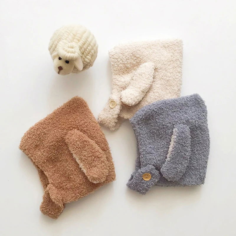 Cute Baby Plush Hat Autumn Winter Rabbit Ears - Bilankas.world
