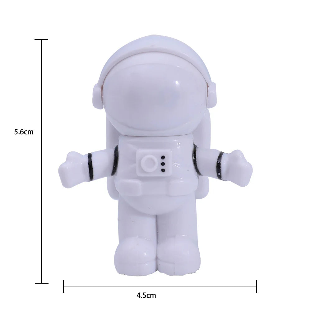 USB LED Astronaut Desk Lamp – Flexible 5V Nightlight for Reading, Space Man Decoration, and Laptop Use