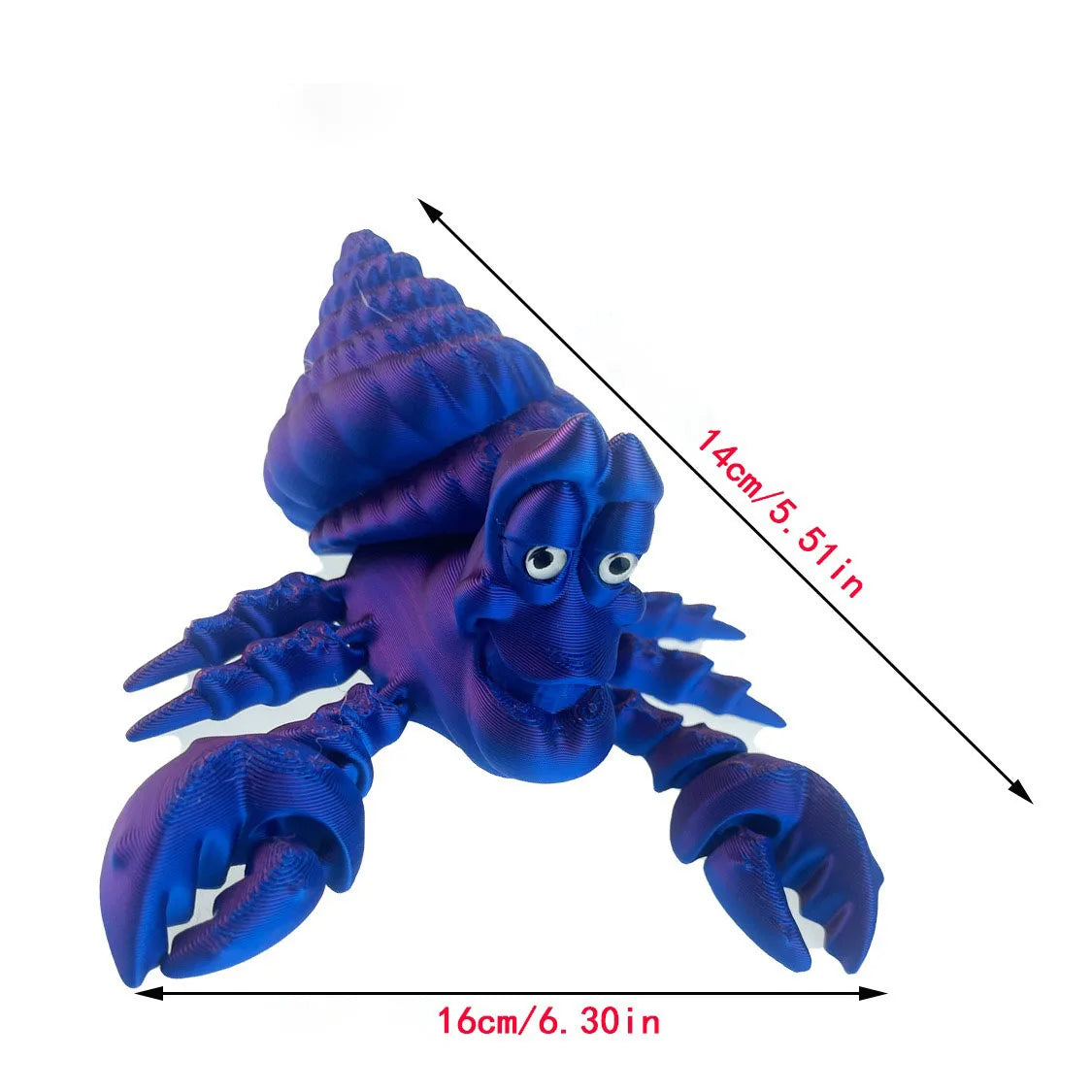 3D Printed Hermit Crab Figurine: An Innovative and Engaging Collectible Toy - Bilankas.world