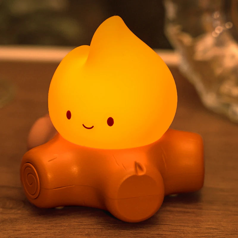Rechargeable Cute Tree Stump Night Lamp – Cozy LED Glow for Bedrooms & Relaxing Spaces