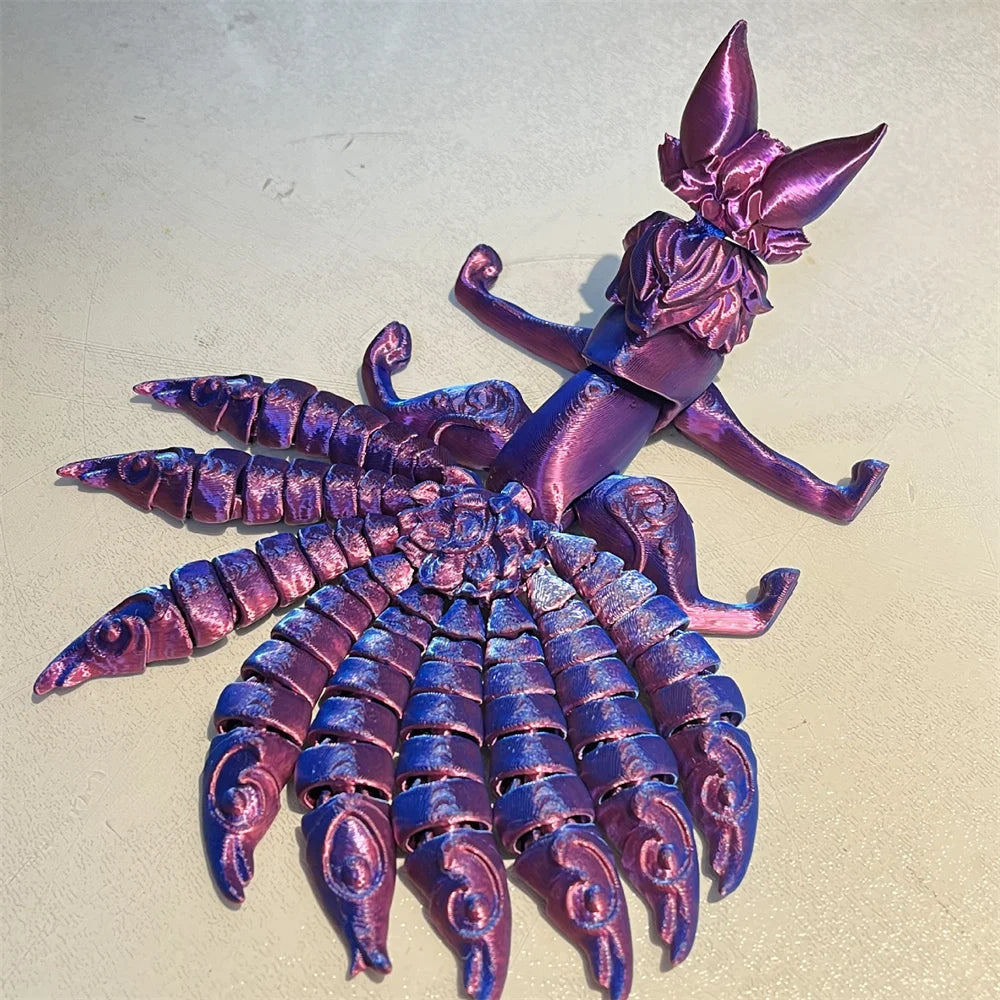 3D Printed Fine-tailed Fox Figurine: A Remarkable and Eye-Catching Collectible Toy - Bilankas.world