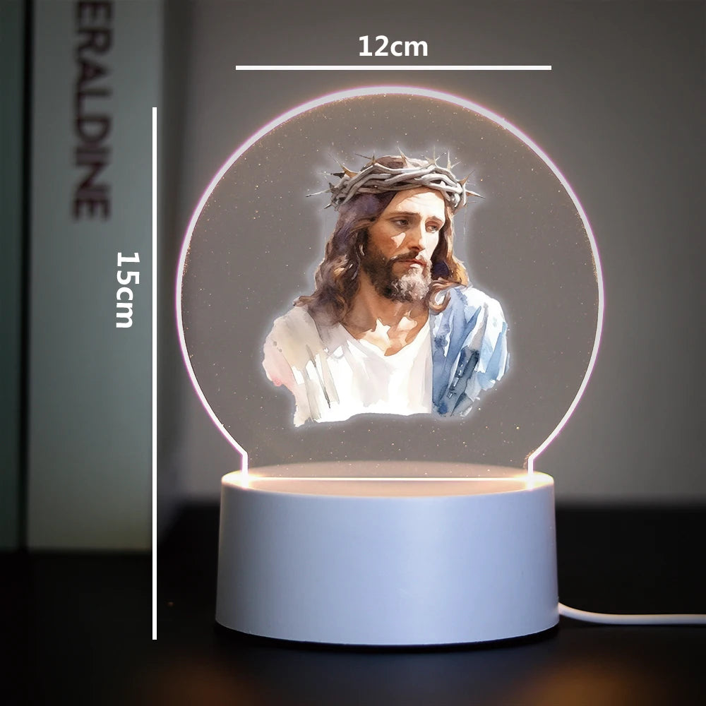Light of Peace – 3D Table Lamp for Any Space