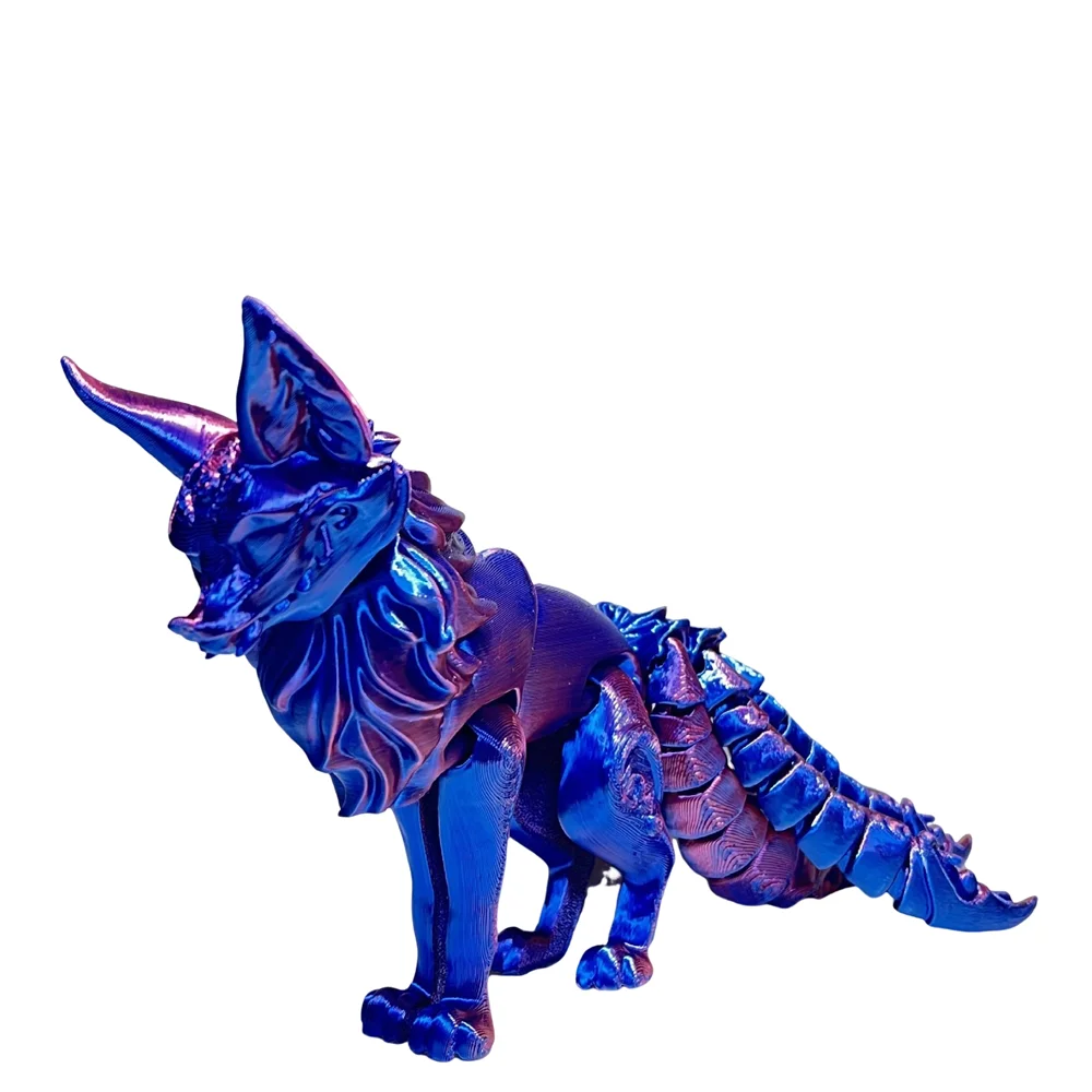 3D Printed Fine-tailed Fox Figurine: A Remarkable and Eye-Catching Collectible Toy - Bilankas.world