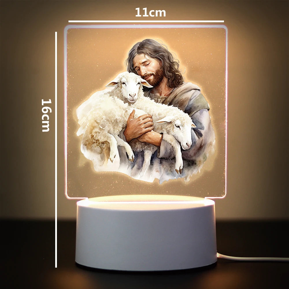 Light of Peace – 3D Table Lamp for Any Space