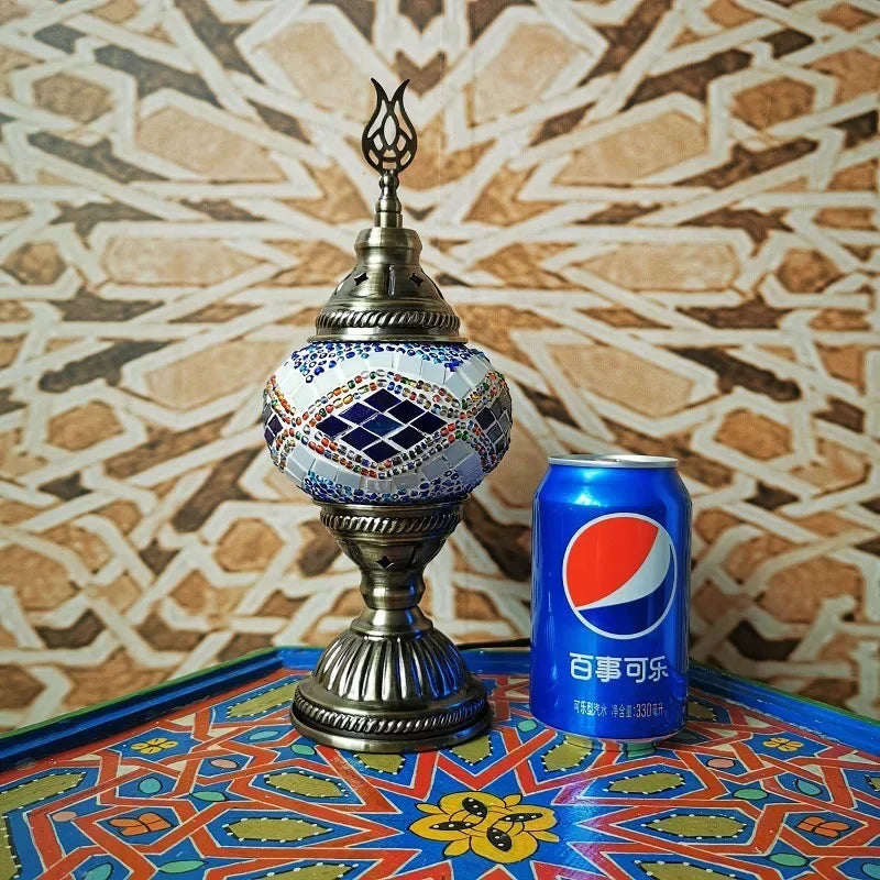 Twinkle Time Vintage Mosaic Glow Lamp