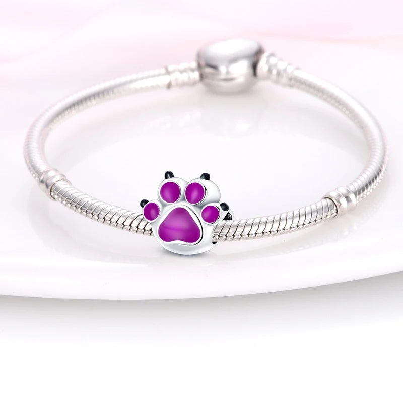 Glowing Elegance: 925 Sterling Silver Charm Beads for 3mm Bracelets – A Radiant Gift Choice