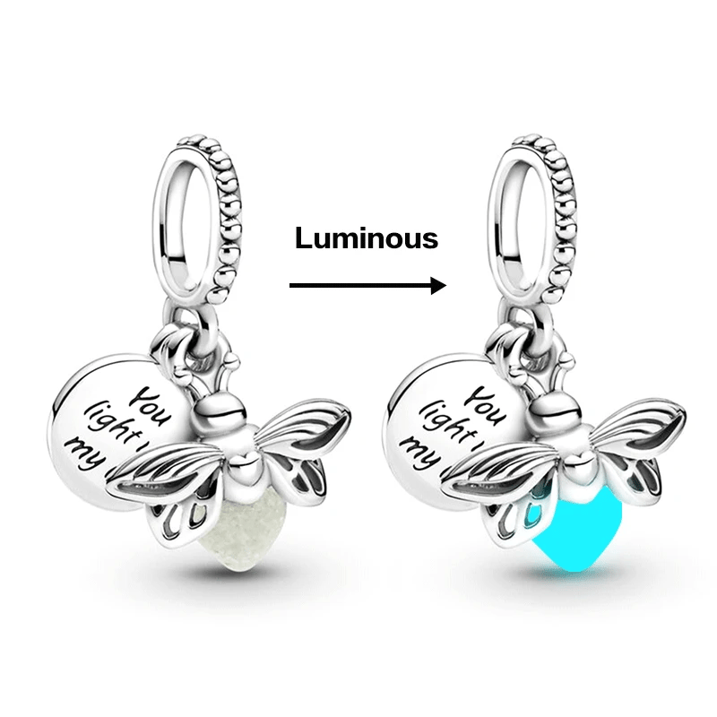 Glowing Elegance: 925 Sterling Silver Charm Beads for 3mm Bracelets – A Radiant Gift Choice