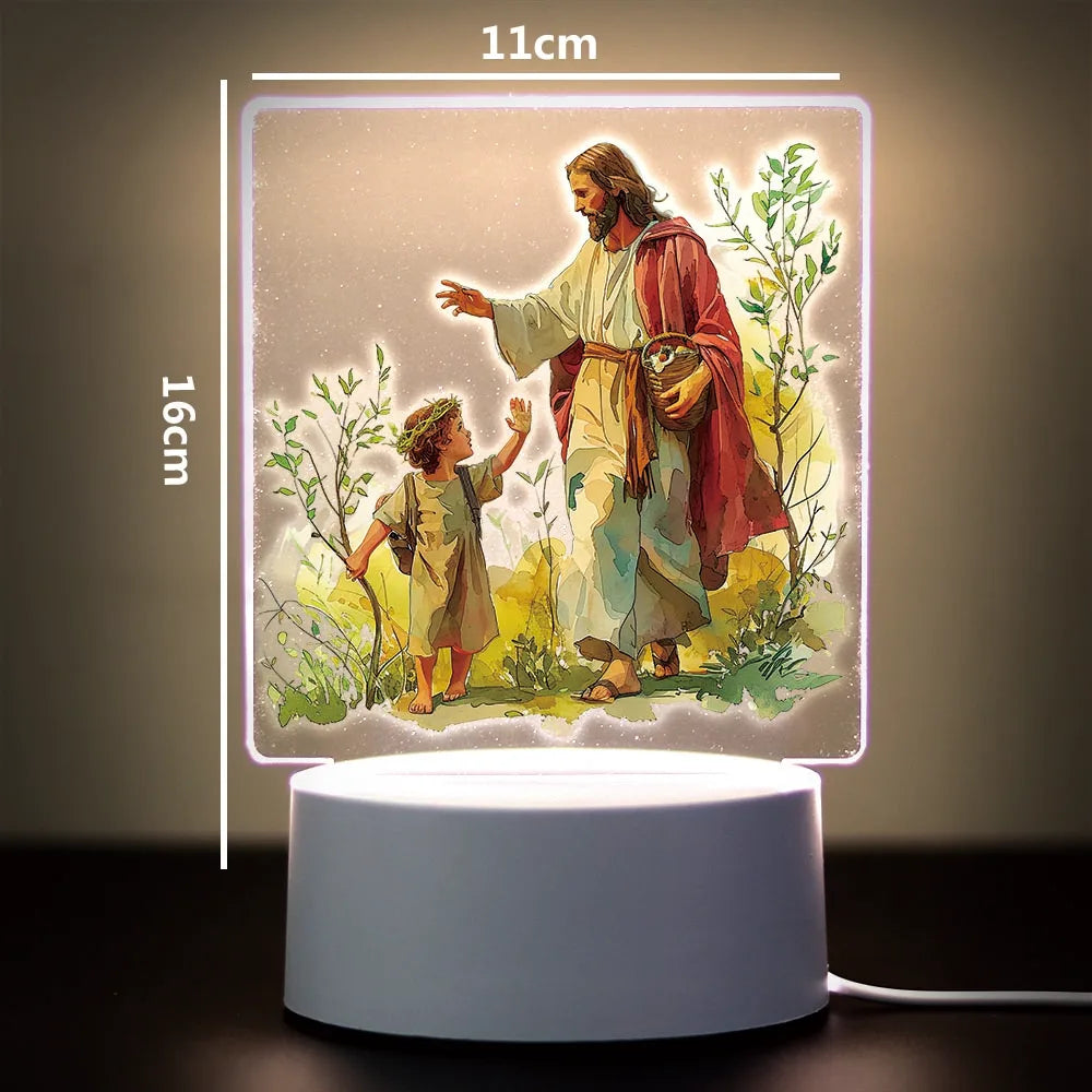 Light of Peace – 3D Table Lamp for Any Space