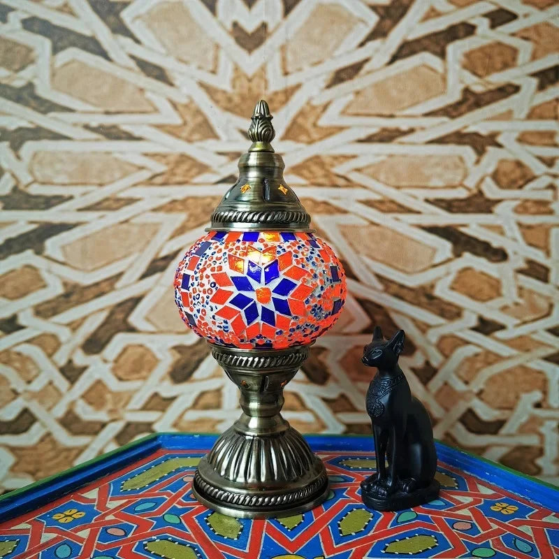 Twinkle Time Vintage Mosaic Glow Lamp