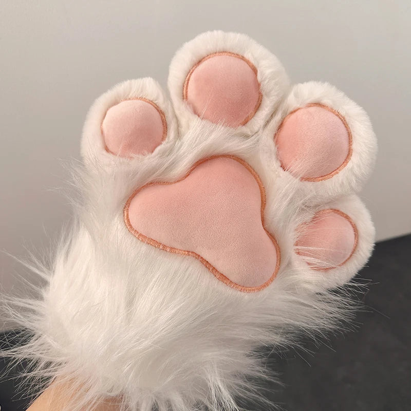 Faux Fur Plush Cat Claw Gloves: A Cozy and Playful Gift - Bilankas.world