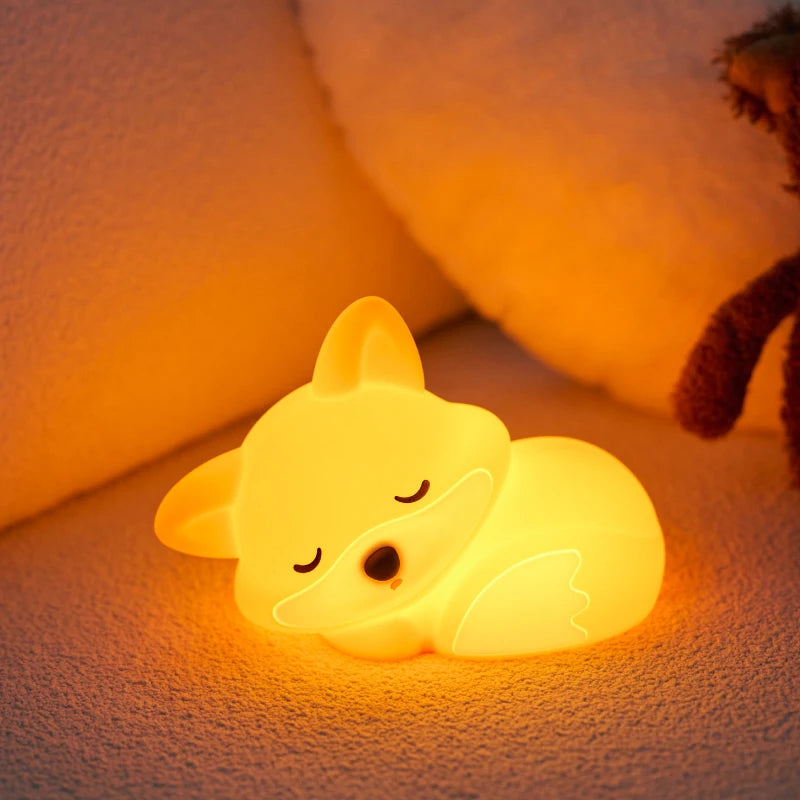 Rechargeable Fox Night Light – Adorable LED Glow for Bedrooms, Desks & Cozy Corners