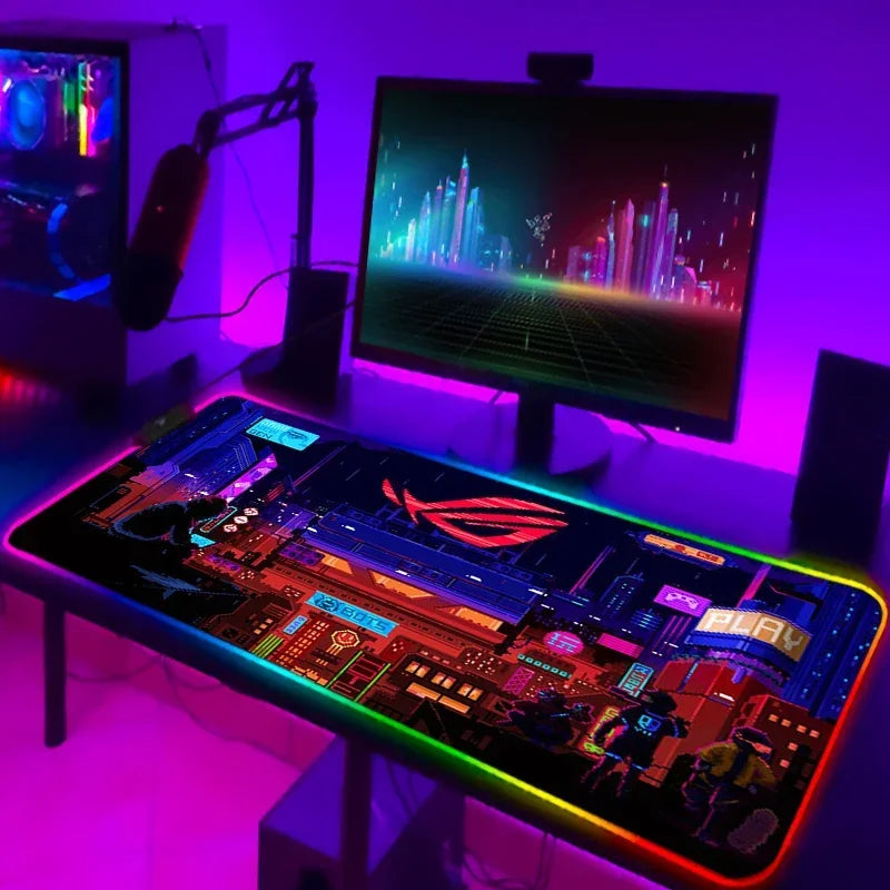 ROG Cool RGB Mouse Pad – XXL Gaming & Office Desk Mat