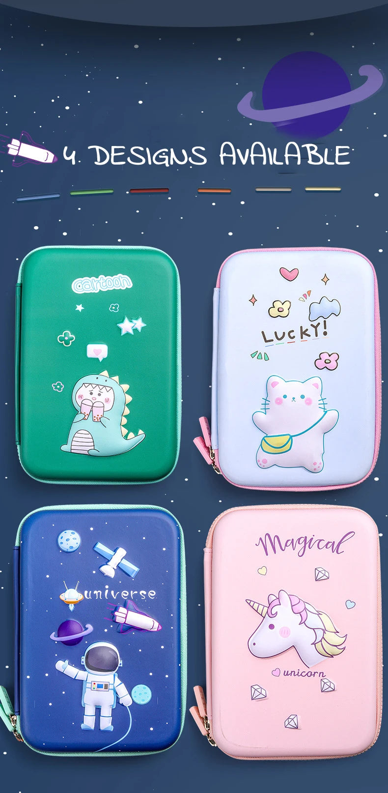 Cute Cartoon Pencil Case - Bilankas.world
