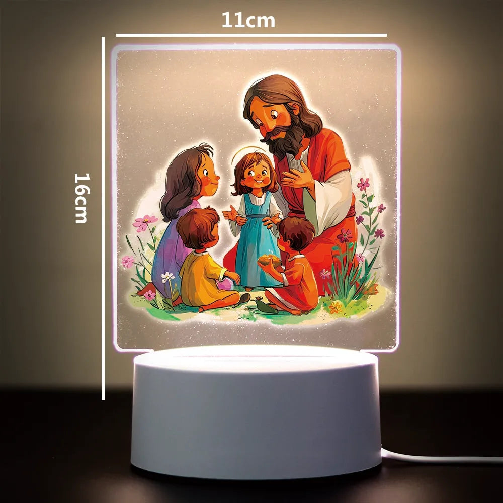 Light of Peace – 3D Table Lamp for Any Space