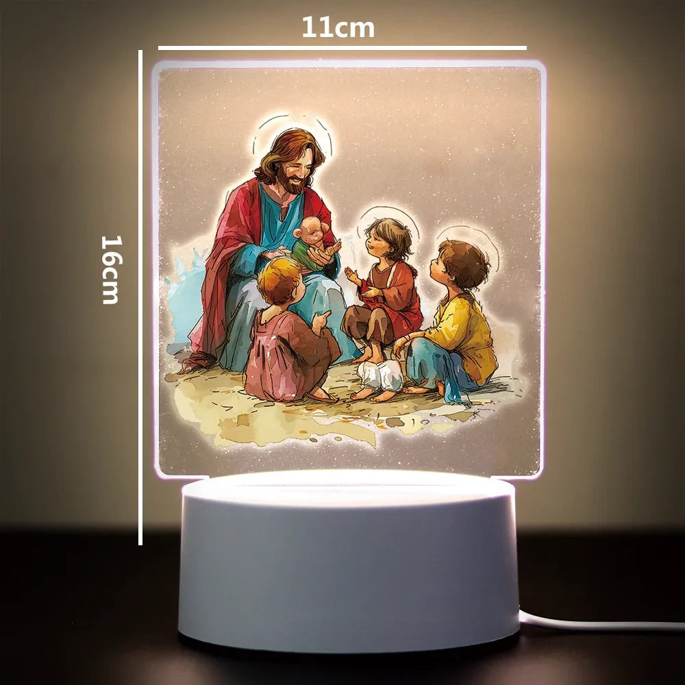 Light of Peace – 3D Table Lamp for Any Space