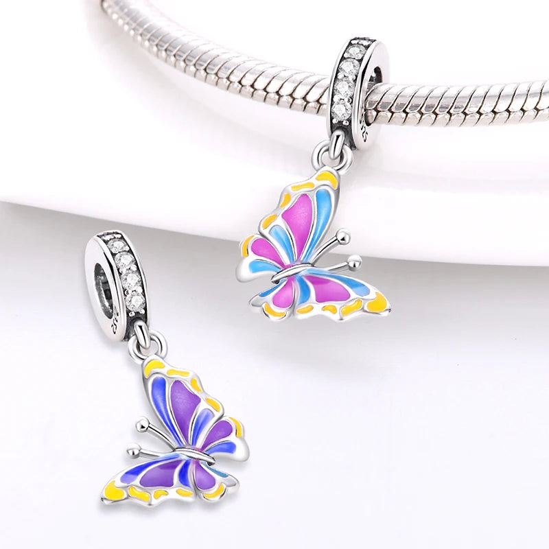 Glowing Elegance: 925 Sterling Silver Charm Beads for 3mm Bracelets – A Radiant Gift Choice