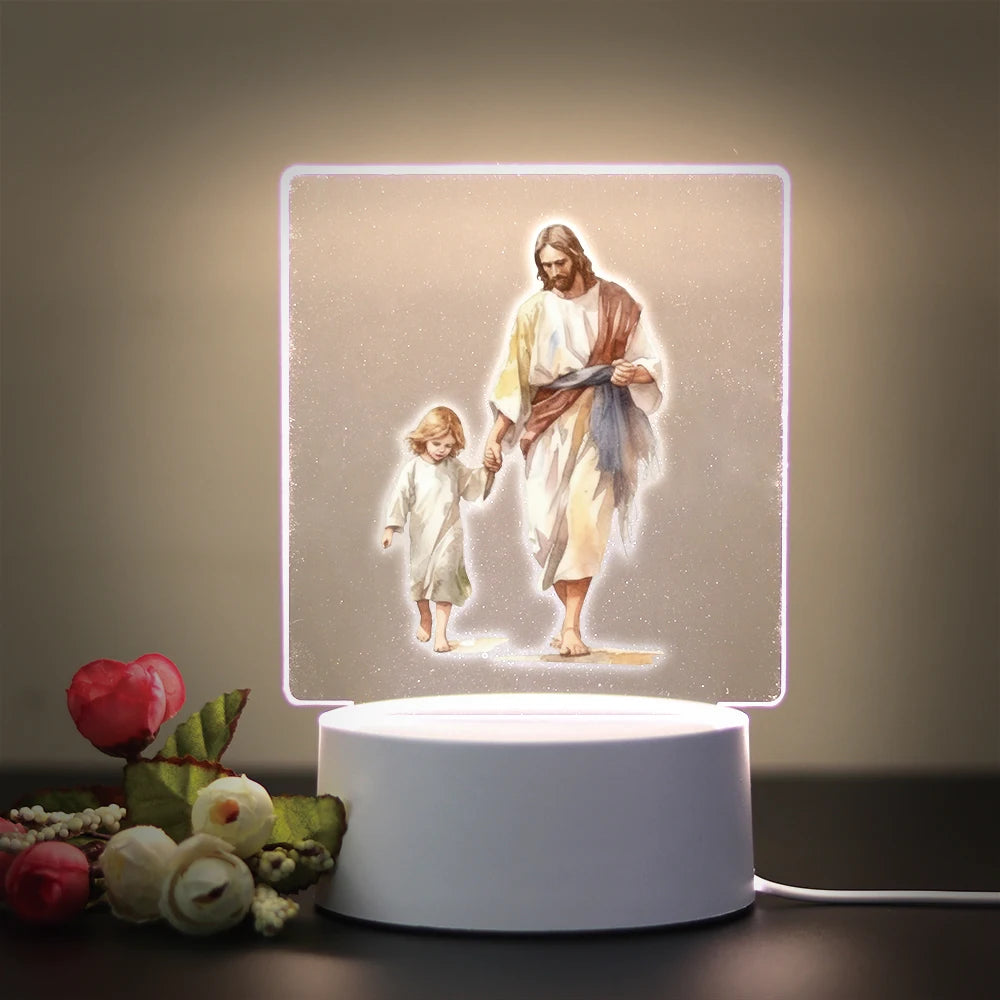 Light of Peace – 3D Table Lamp for Any Space