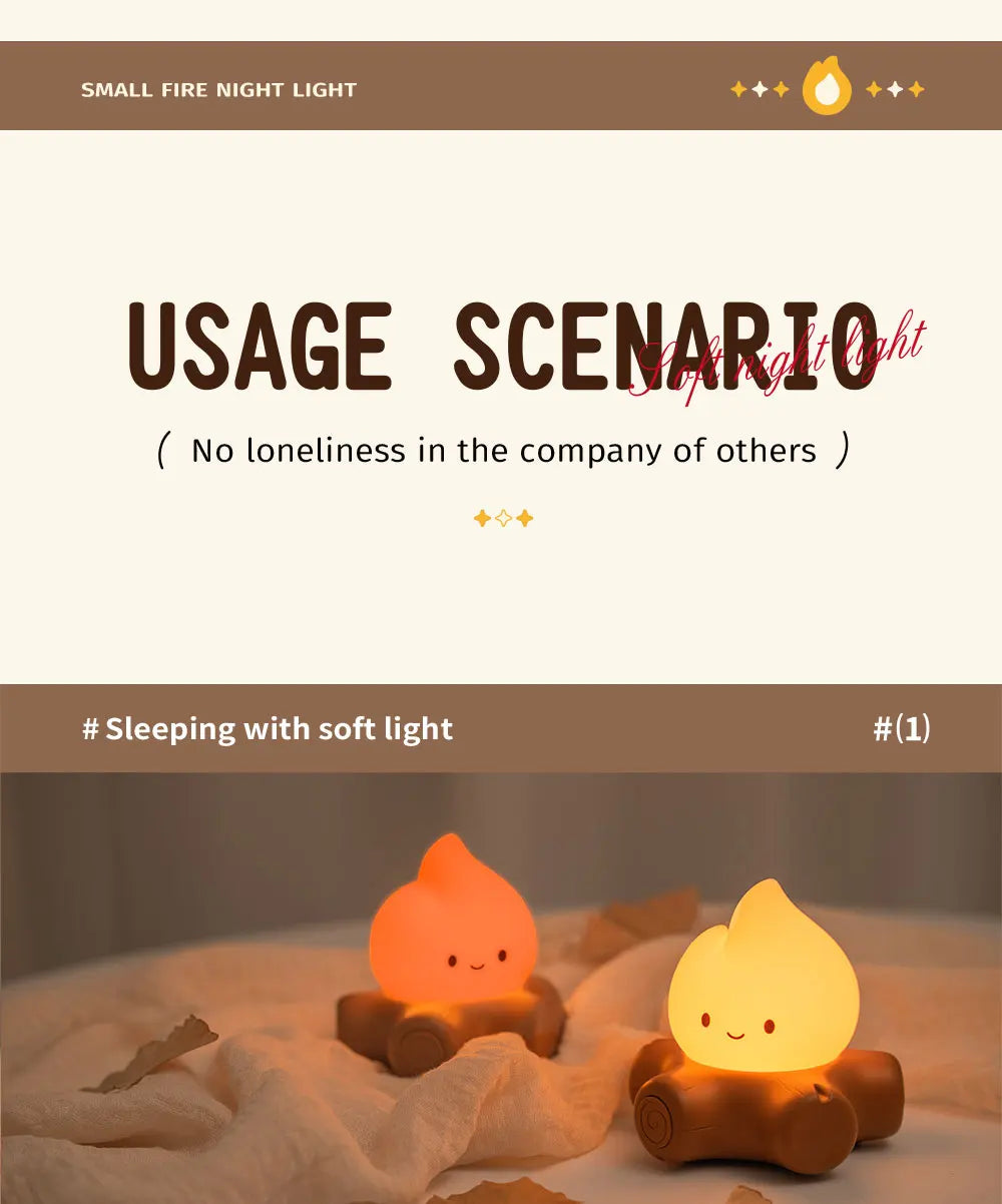 Rechargeable Cute Tree Stump Night Lamp – Cozy LED Glow for Bedrooms & Relaxing Spaces