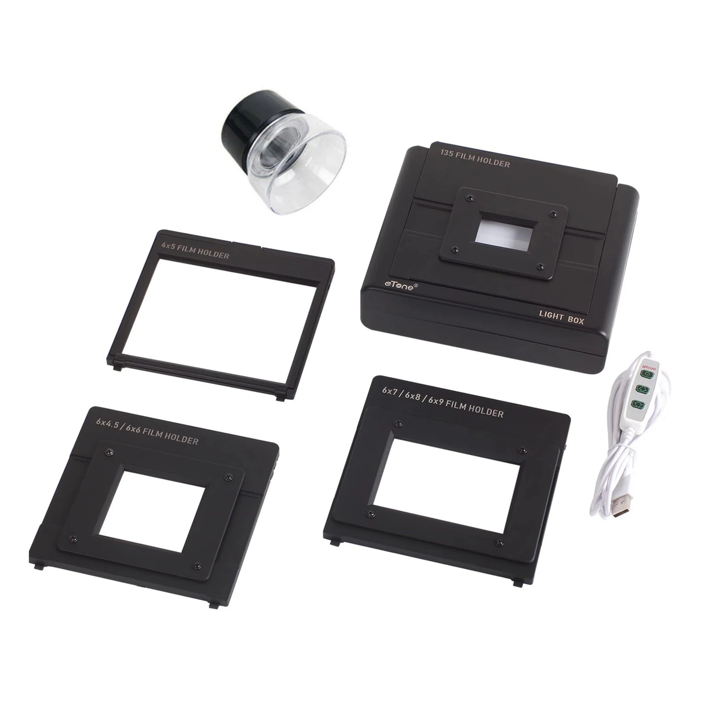 Multi-Format Film Scanner Light Box for 135, 120, and 4X5 Slides & Negatives to Digital Conversion - Bilankas.world