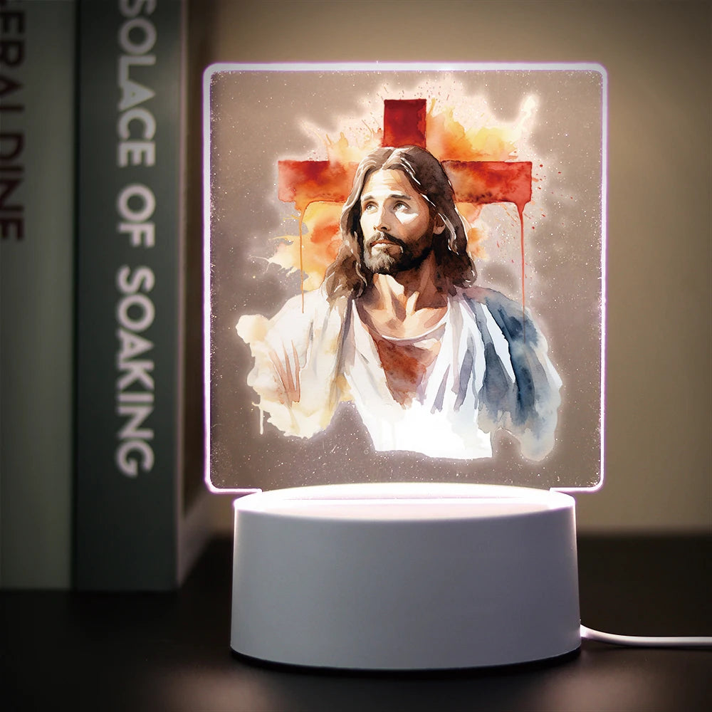 Light of Peace – 3D Table Lamp for Any Space