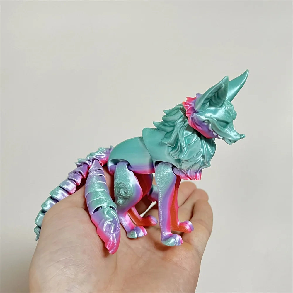 3D Printed Fine-tailed Fox Figurine: A Remarkable and Eye-Catching Collectible Toy - Bilankas.world