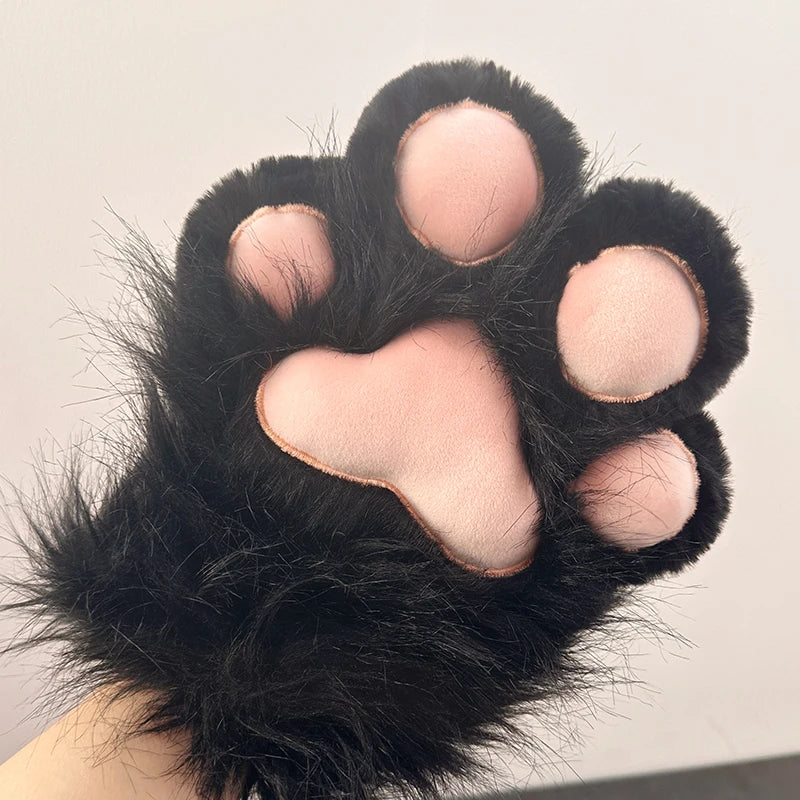 Faux Fur Plush Cat Claw Gloves: A Cozy and Playful Gift - Bilankas.world