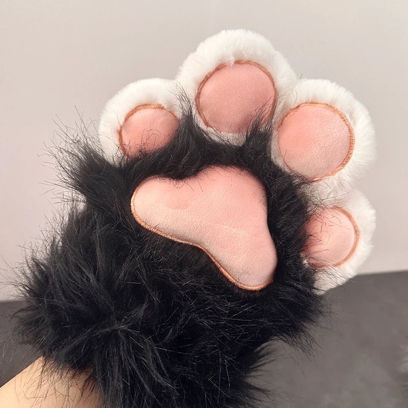 Faux Fur Plush Cat Claw Gloves: A Cozy and Playful Gift - Bilankas.world