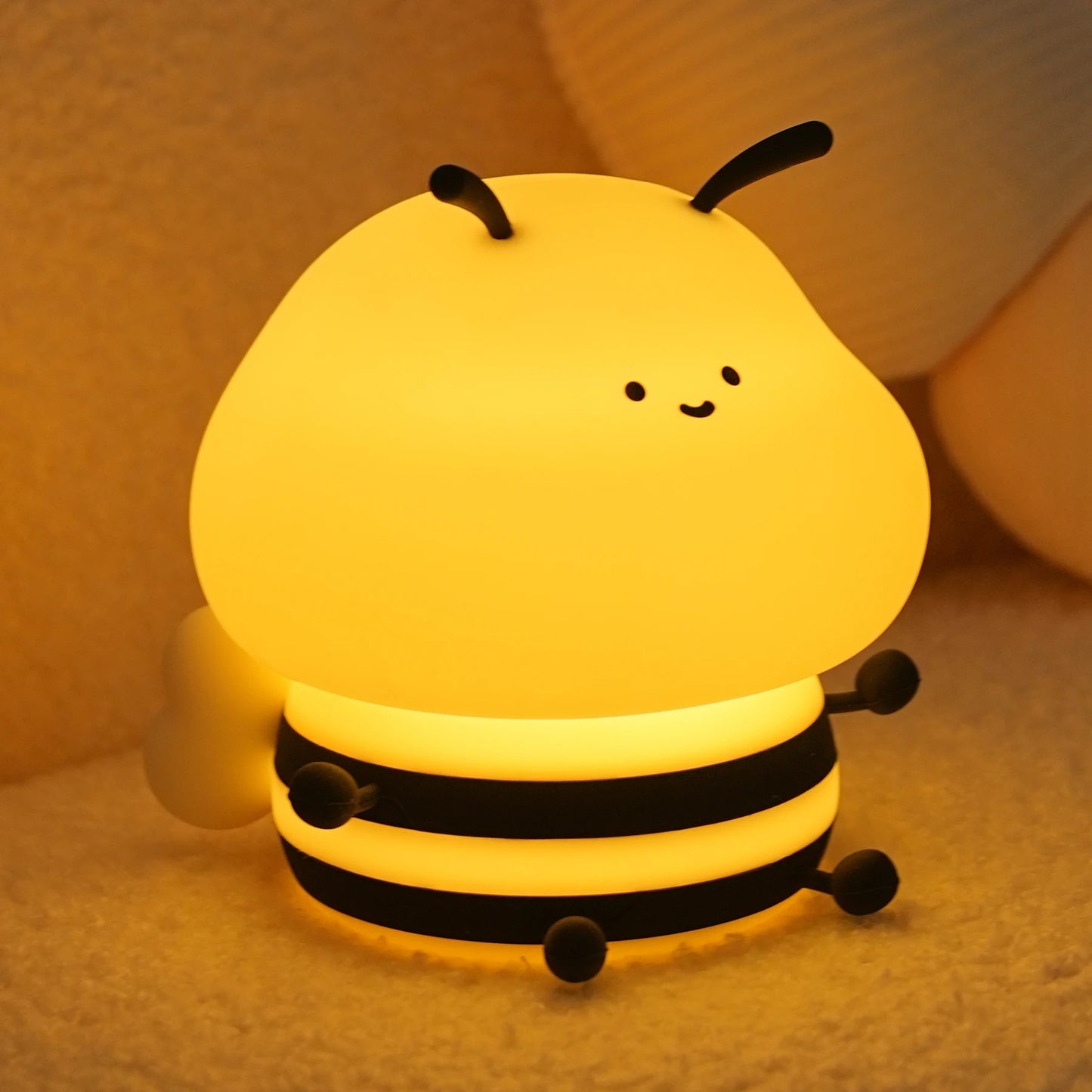 Rechargeable Cute Bee Night Lamp – Adorable LED Glow for Kids’ Rooms & Cozy Nights