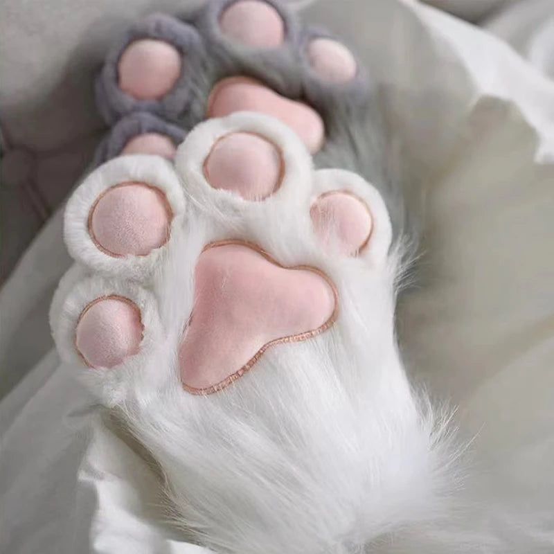 Faux Fur Plush Cat Claw Gloves: A Cozy and Playful Gift - Bilankas.world