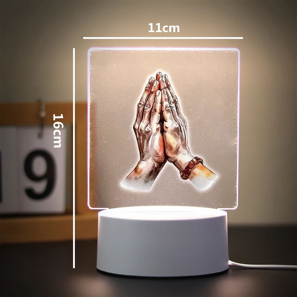 Light of Peace – 3D Table Lamp for Any Space
