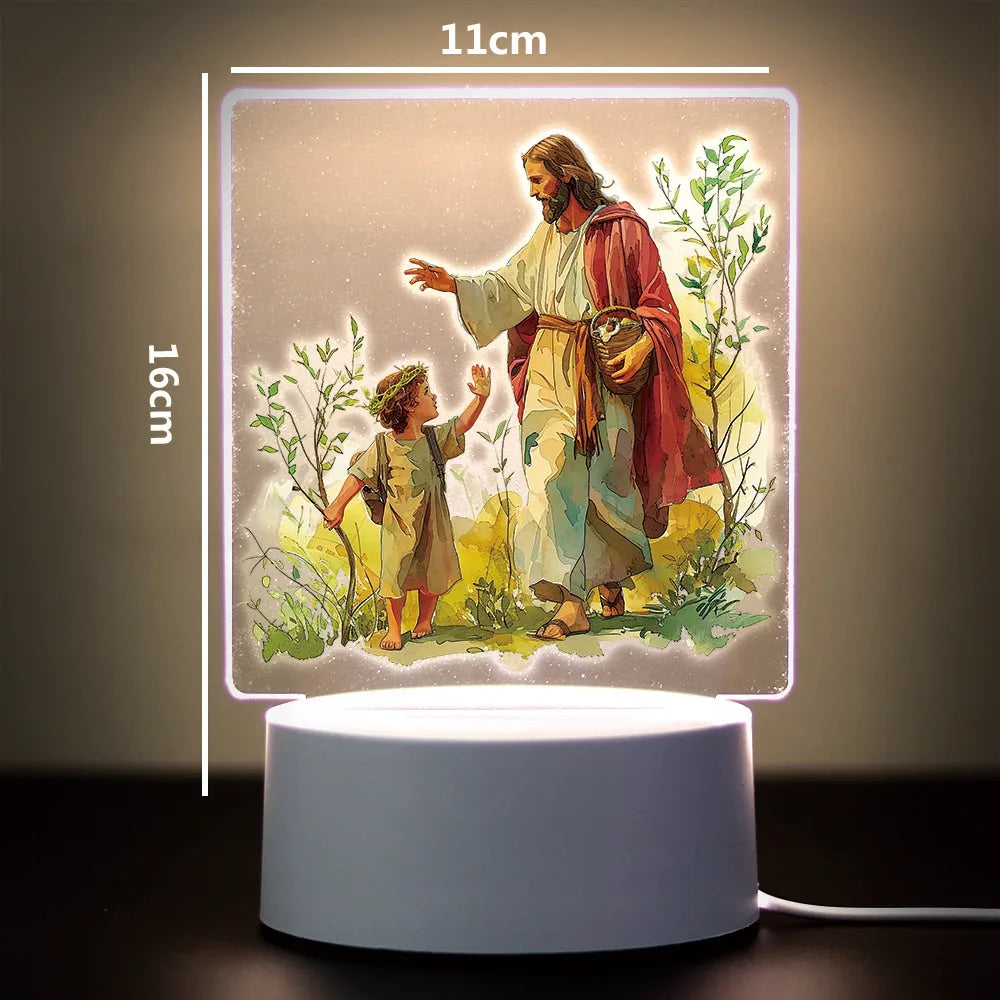 Light of Peace – 3D Table Lamp for Any Space