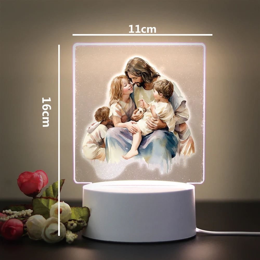 Light of Peace – 3D Table Lamp for Any Space