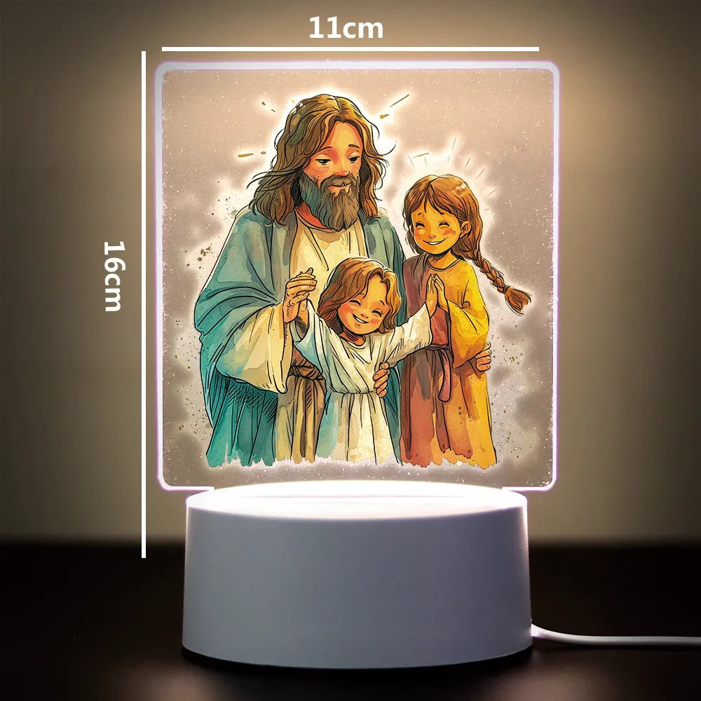 Light of Peace – 3D Table Lamp for Any Space