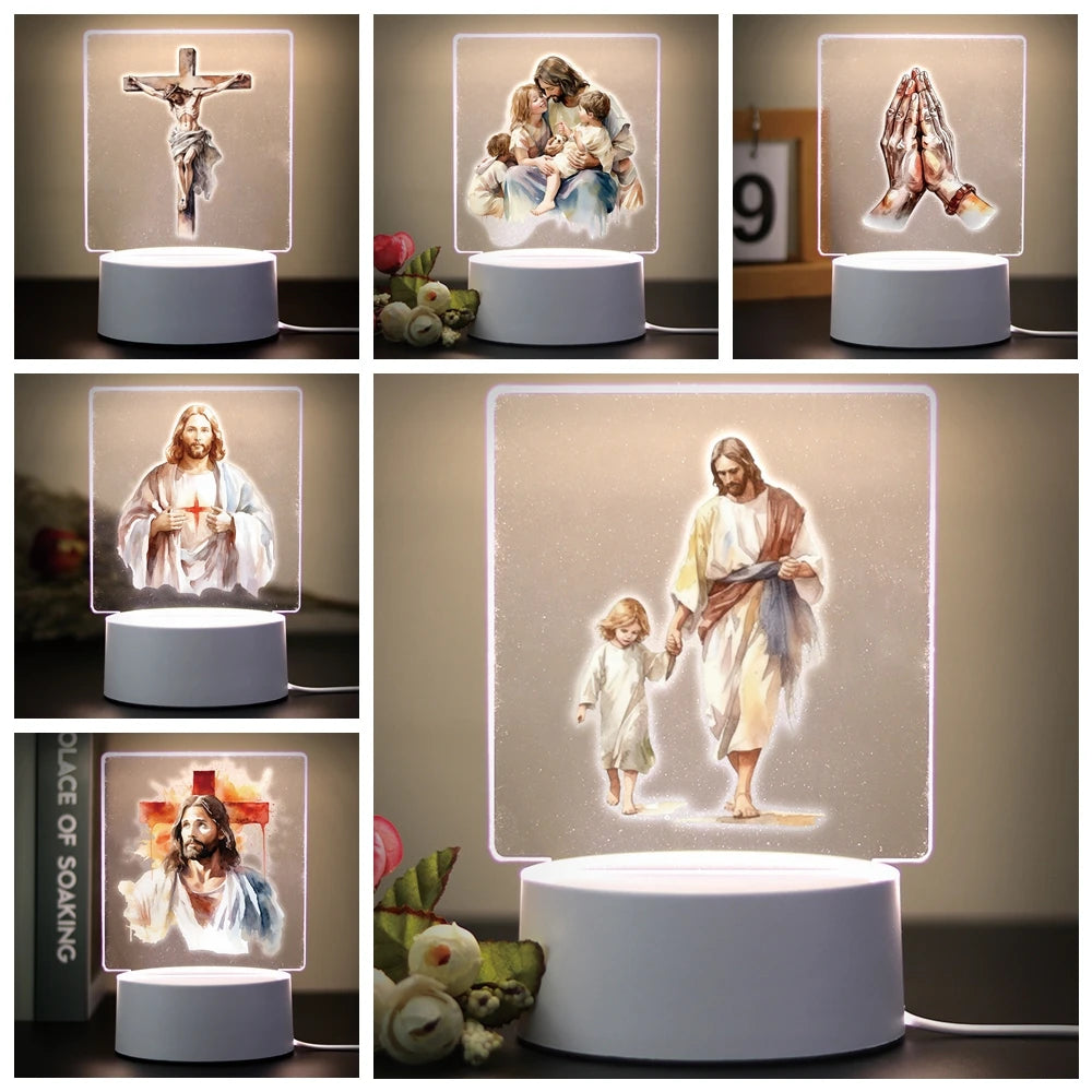 Light of Peace – 3D Table Lamp for Any Space