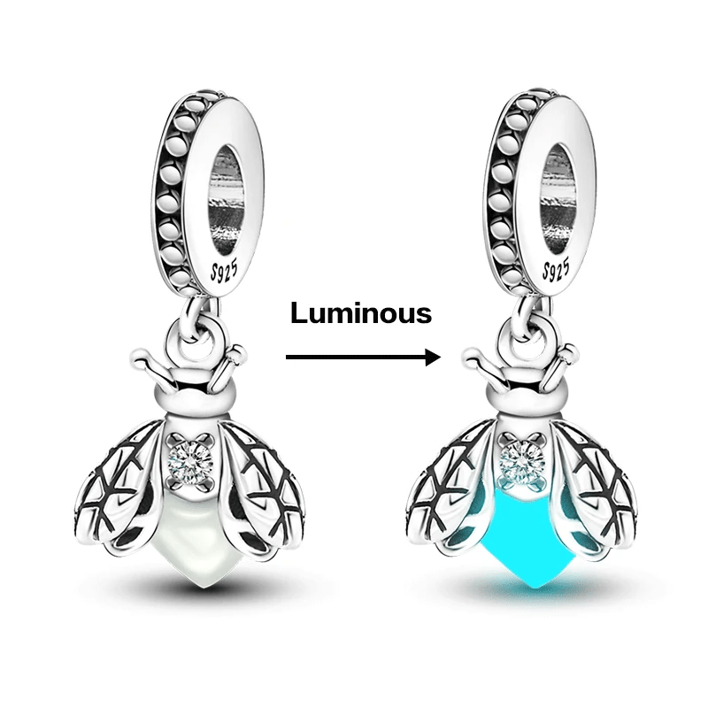 Glowing Elegance: 925 Sterling Silver Charm Beads for 3mm Bracelets – A Radiant Gift Choice