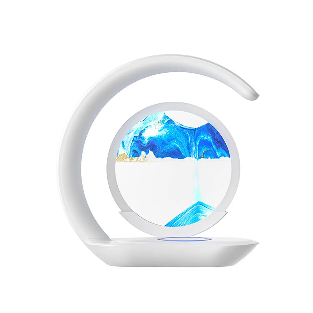 Sands of Time 3D Hourglass Lamp with USB Charging