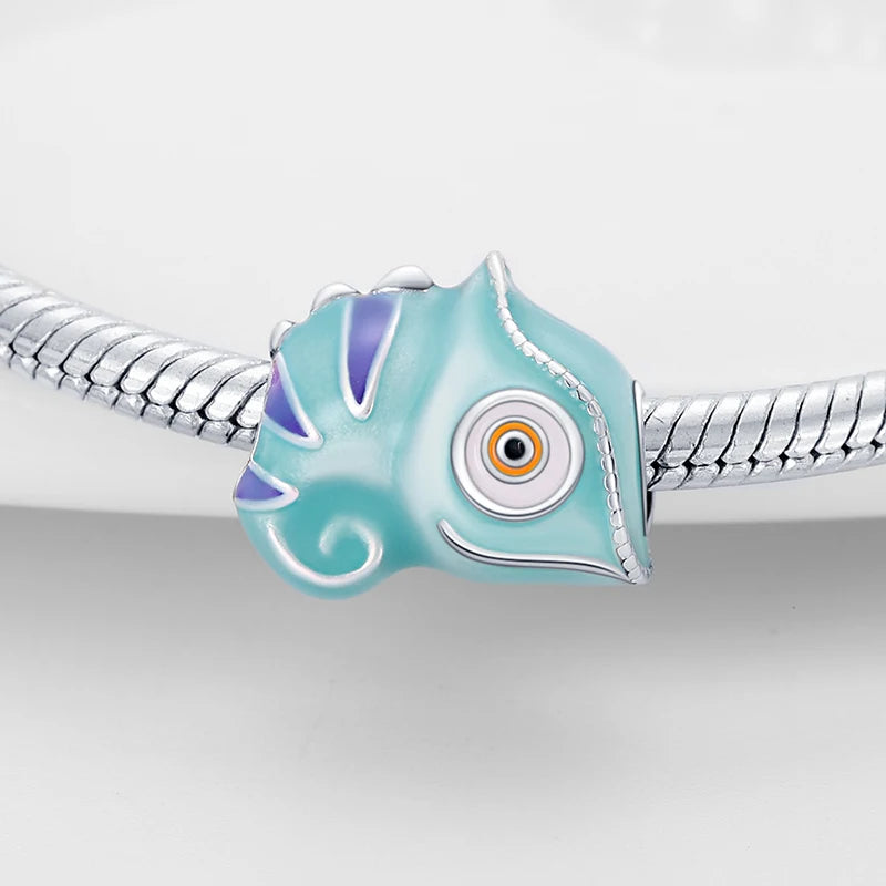 Glowing Elegance: 925 Sterling Silver Charm Beads for 3mm Bracelets – A Radiant Gift Choice