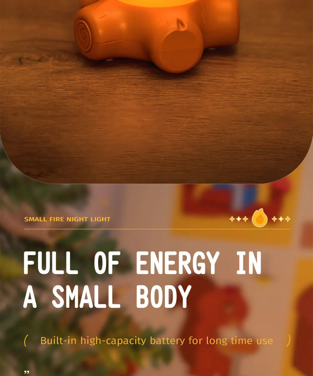 Rechargeable Cute Tree Stump Night Lamp – Cozy LED Glow for Bedrooms & Relaxing Spaces