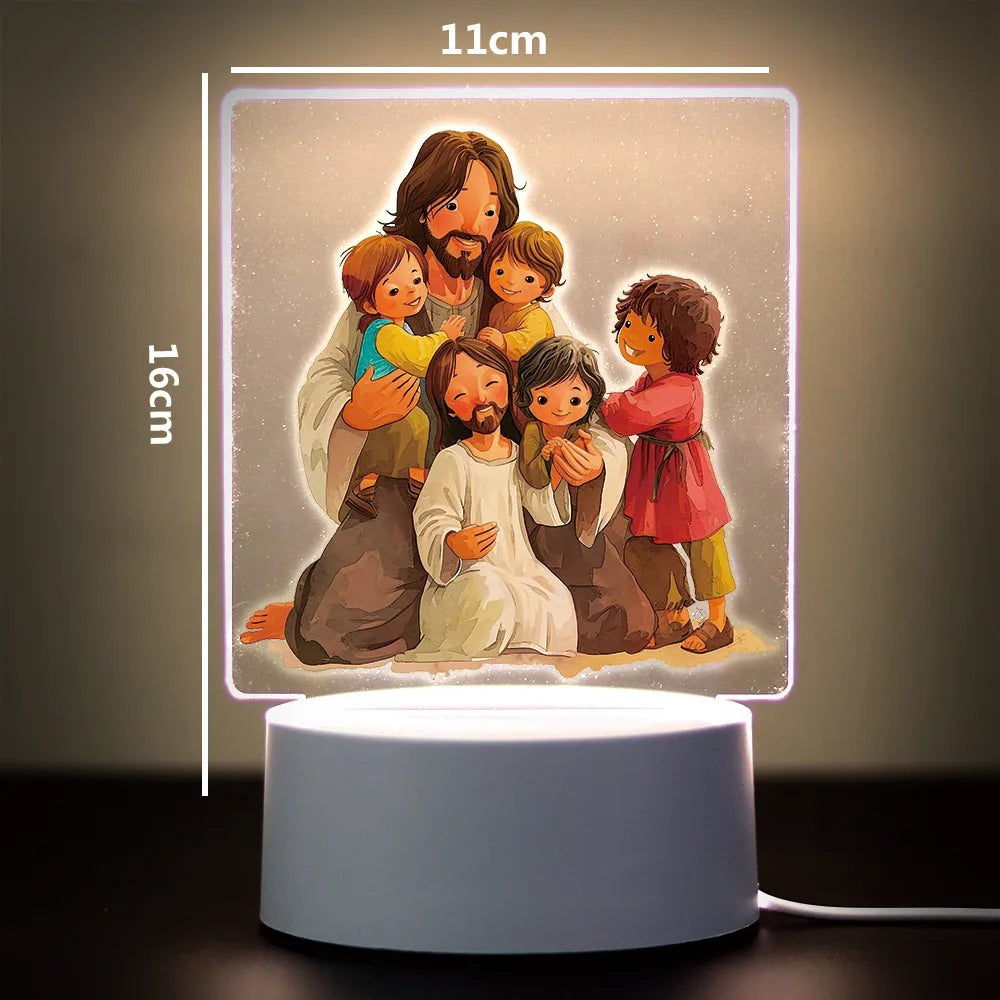 Light of Peace – 3D Table Lamp for Any Space