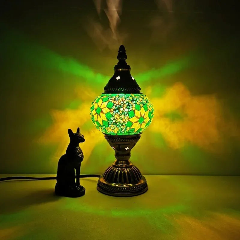 Twinkle Time Vintage Mosaic Glow Lamp