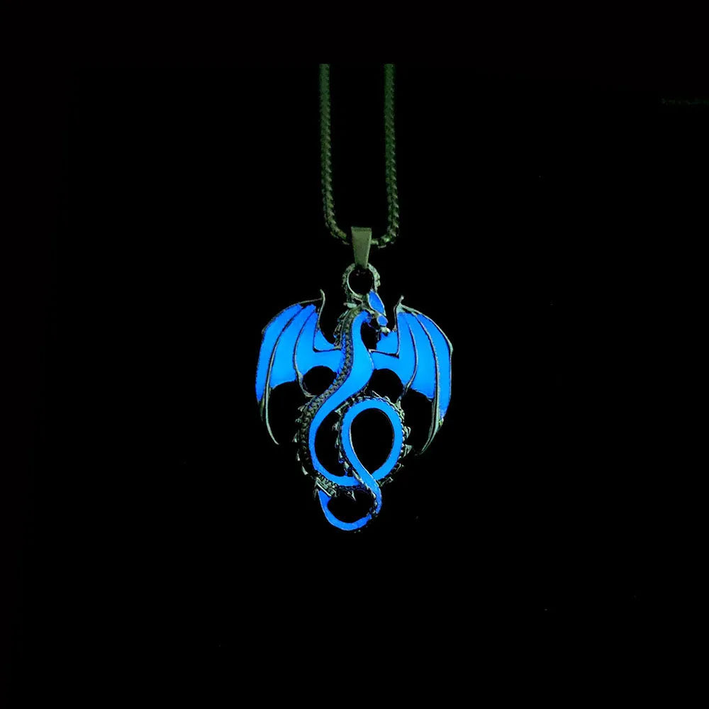 Luminous Alloy Dragon Pendant: A Unique and Cool Accessory Gift for the Bold - Bilankas.world