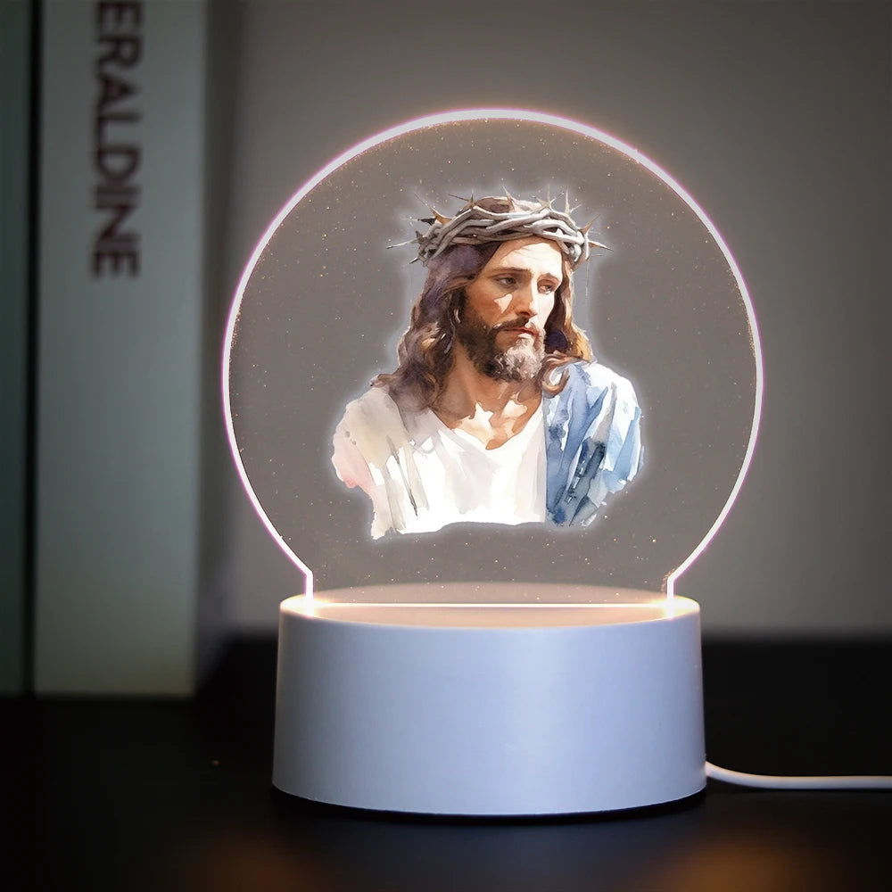 Light of Peace – 3D Table Lamp for Any Space